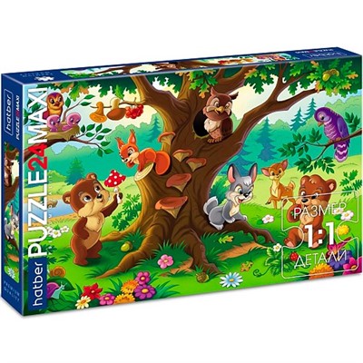 Пазл 24 эл. Лесные друзья 24ПЗ2_19491 - фото 69783101