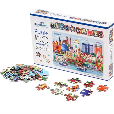 Пазл 160 Города. Калининград 08741 Origami - фото 69783561