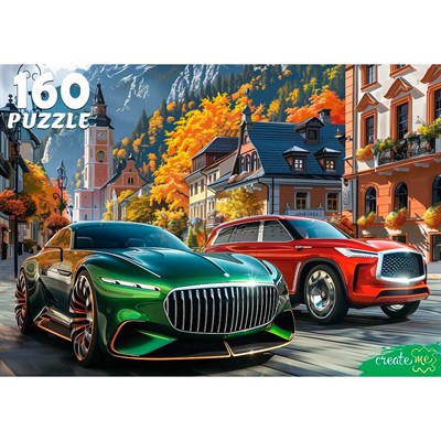 Пазл 160 Авто в красивом городе Ф160-4539 - фото 69784651