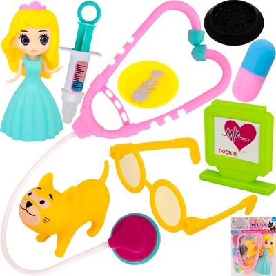 Игровой набор ZD893-533ABCD с куклой в ассорт. в пак. - фото 69785066