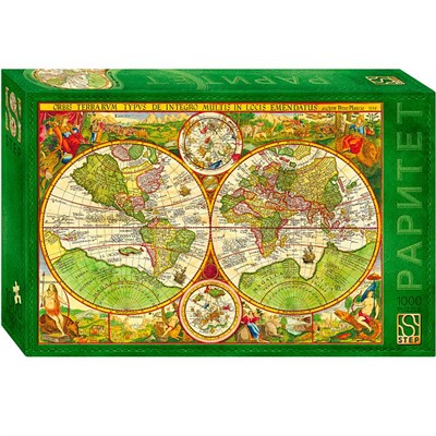 Пазл Карта мира Планциуса. 1594 79256 Степ - фото 69786525