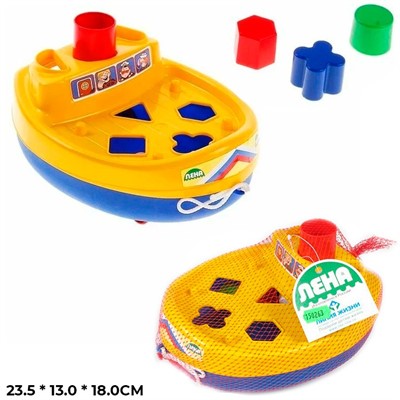 Каталка Кораблик 65630  Лена /20/ - фото 69787316