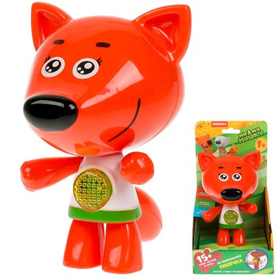 Игрушка на батарейках Лисичка МиМиМишки 5 песен из м/ф, сказка теремок,лапки-трещотки, свет. Умка HT852-R - фото 69788232