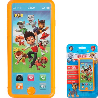 Телефон Щенячий Патруль 20 песен,звуков HT1418-R13 - фото 69788436