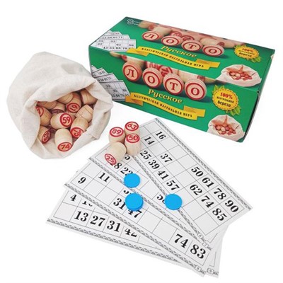 Деревянное Лото Русское 8056 - фото 69789384