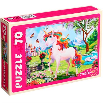 Пазл 20 Макси Волшебный единорог №1 УК20-1976 - фото 69789824