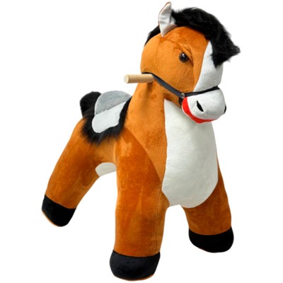 Качалка Конь Пегас музыкальная коричневый 98071205 - фото 69790255