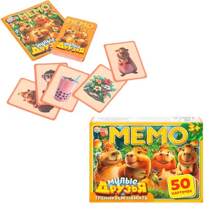 Настольная игра Милые друзья Мемо 4630395036306 - фото 69790740