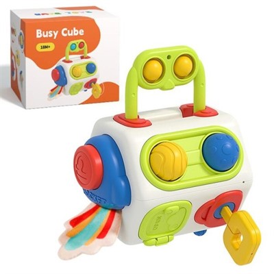 Игрушка развивающая HLX219A Бизикуб в кор. - фото 69790851