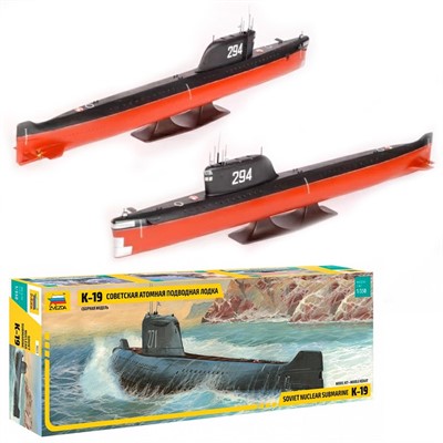 Сборная модель 9025 АПЛ К-19 - фото 69791210