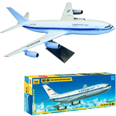 Сборная модель 7001 Авиалайнер Ил-86 - фото 69791212
