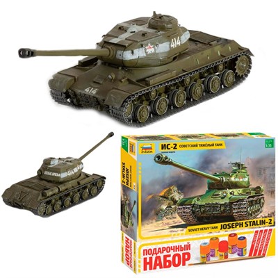 Сборная модель П3524 ПН Советский танк Ис-2 - фото 69791279