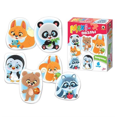 Пазлы MAXI Зверята 02559 - фото 69791331
