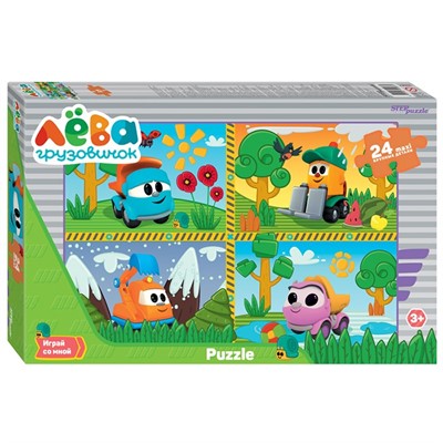 Пазл Макси 24 Грузовичок Лёва 90087 Степ /12/ - фото 69791337