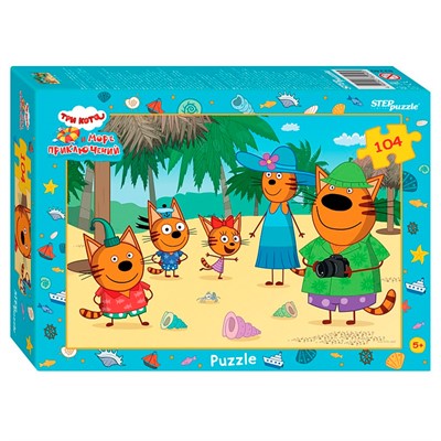 Пазл 104 Три кота 82240 Степ /48/ - фото 69791352