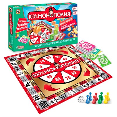 Игра Экономическая «100%Монополия» 04032 - фото 69791372