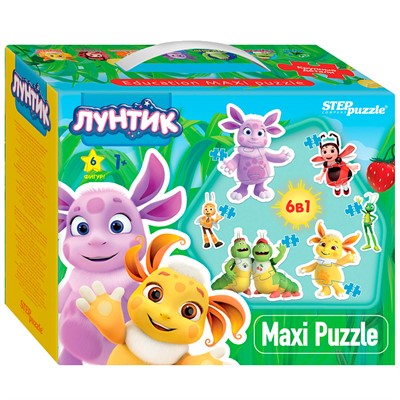 Пазл 6 в 1 Лунтик 68000 Степ - фото 69791376