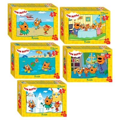 Пазл 54 Три кота - 1 71194 Степ /240/ - фото 69791384