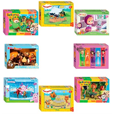 Пазл 80 Мультгерои - 1 77190 Степ /128/ - фото 69791385