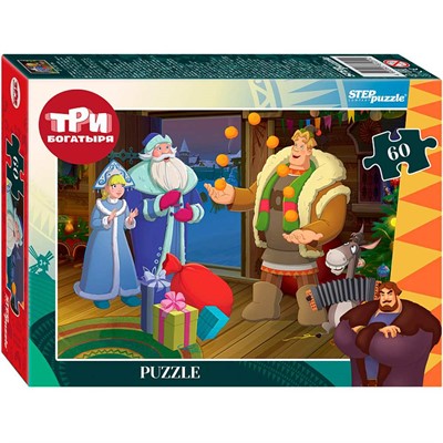 Пазл 60 Три богатыря и Пуп Земли 81251 Степ /48/ - фото 69791423