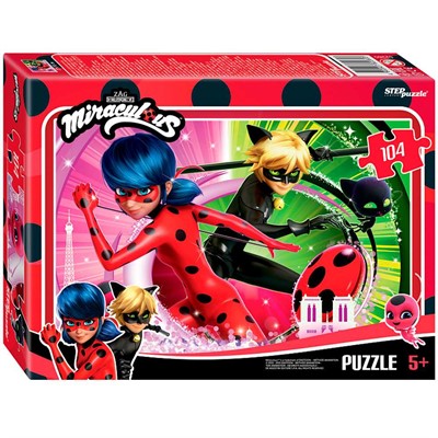 Пазл 104 Леди Баг и Супер-Кот 82260 Степ /48/ - фото 69791444