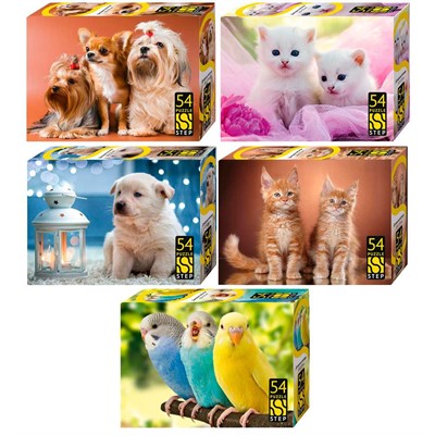 Пазл 54 Домашние питомцы 71055 Степ - фото 69791551