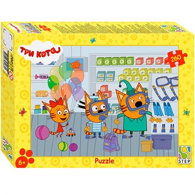 Пазл 260 Три кота. Новые истории 95165 Степ /24/ - фото 69791557