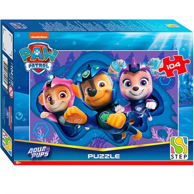 Пазл 104 Щенячий патруль. Аква 82253 Степ - фото 69791571