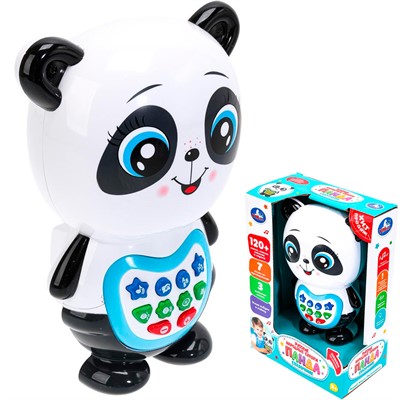 Игрушка на батарейках Сказочник панда 120 сказок,песен и стихов.свет.кор.бат Умка в кор.48шт. HT1420-R1 - фото 69794273