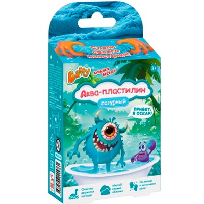 Набор для творчества Аква-пластилин МонстроВселенная Лазурный D0260-A - фото 69794729
