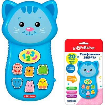 Котенок 4630027292384 Телефони-зверята - фото 69795297