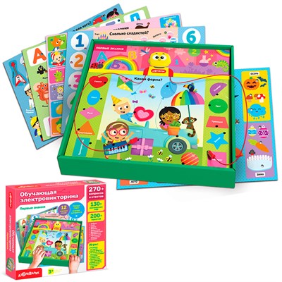 Обучающая электровикторина Первые знания 4630027293749 - фото 69795388