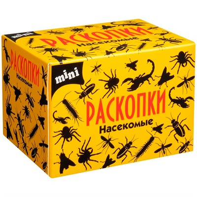 Набор Мини для проведения раскопок Насекомые мини dig-54 - фото 69795501