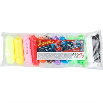 Набор для творчества Легкий пластилин Спайдер 12 цв. 10 гр, MultiArt FLUFFY12-PAUK-142743 - фото 69796118