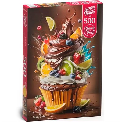 Пазл 500 Сумашедшее пирожное Cherry Pazzi CH20142 - фото 69796771