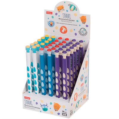 Карандаш механический 0,9мм -Tool- Ассорти 090443 - фото 69797046