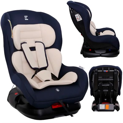 Автокресло Еду-Еду KS 303, гр.0+/I, темно-синий, светло-бежевый KRES3788 - фото 69797260