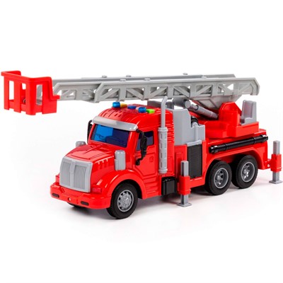 Автомобиль пожарный Профи №2 инерционный со светом и звуком в коробке 54538 П-Е /8/ - фото 69797341