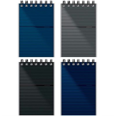 Блокнот 40 л. А7 Дизайн в полоску Б40-9328 ассорти - фото 69797943