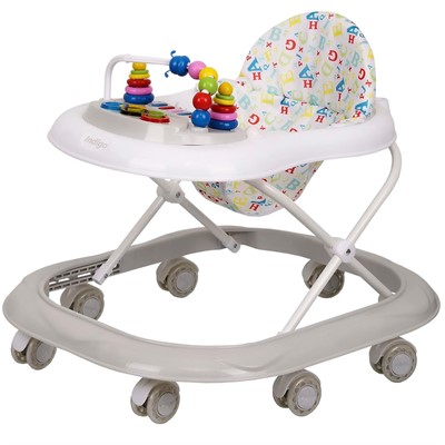 Ходунки ABC C колеса силиконовые серый W604+S INDIGO - фото 69798089