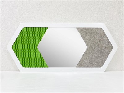 Декоративная тактильная панель 3в1 - «Ворс, Зеркало, Резина» - фото 69799768