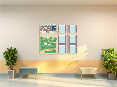 «Если хочешь быть здоровым» - Информационный стенд для оформления стен в ДОУ - фото 69800020