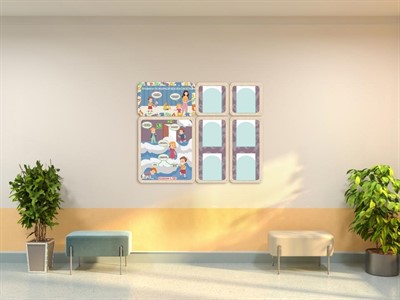 «Правила пожарной безопасности» - Информационный стенд для оформления стен в ДОУ - фото 69800026