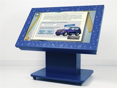 Методический интерактивный стол «АЛМА Финансовая грамотность» для школ 43" - фото 69800198