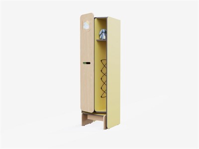Детский шкафчик во входную группу из коллекции мебели «НЕГА» - фото 69800360