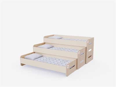 Раздвижная кровать 3 секции в спальную зону из коллекции «НЕГА» - фото 69800508