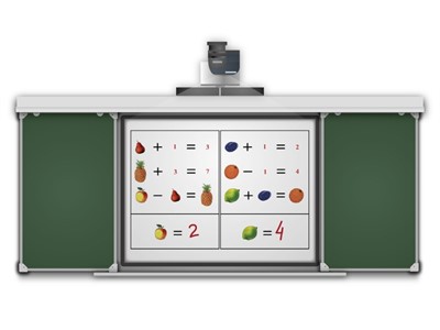 Рельсовая система для интерактивной доски меловая из серии «Базис» - фото 69801126
