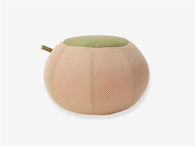 Пуф из 3D-ткани с элементами экокожи - фото 69801417