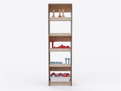 Стеллаж с бортиком из коллекции «НЕГА» (560x2000х350) - фото 69801959