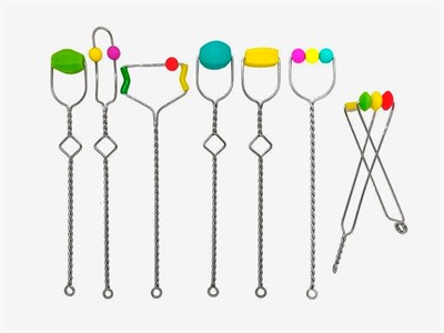 Набор зондов для массажа и миогимнастики с силиконовыми бусинами (7 шт.) - фото 69802227